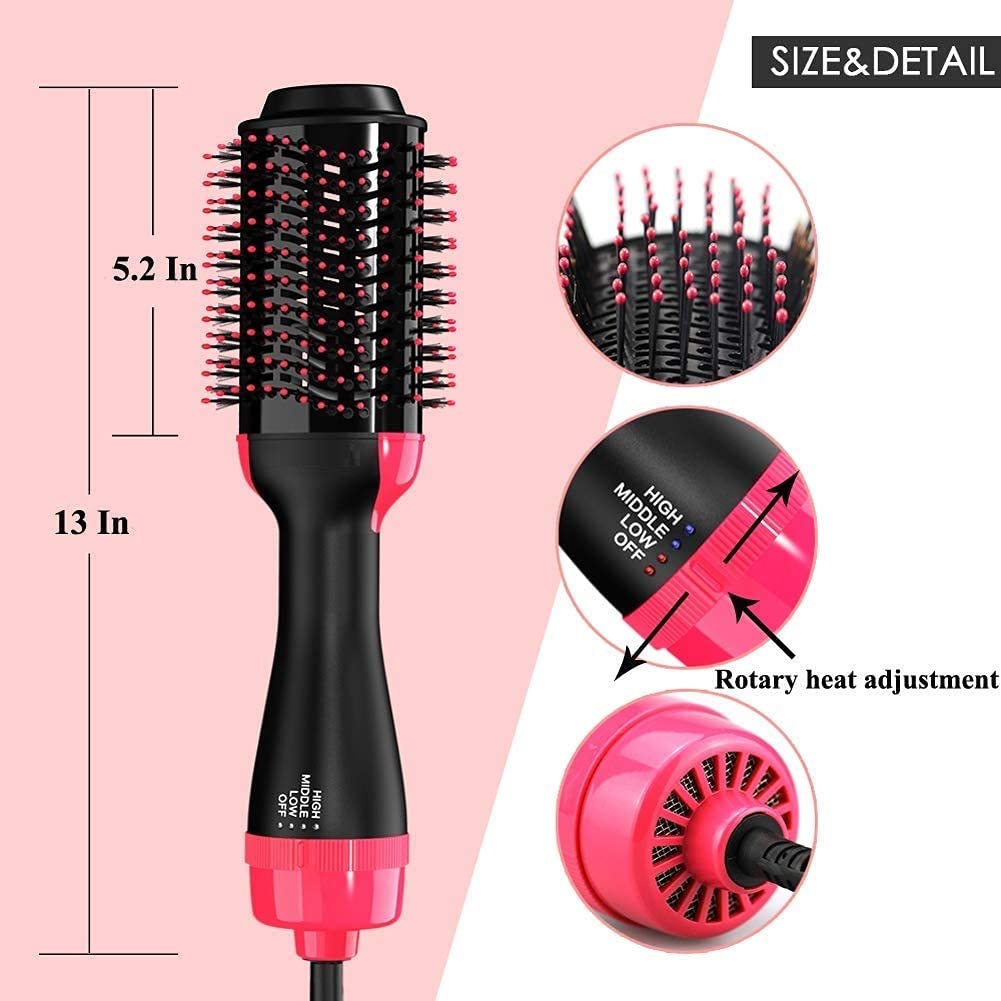 Hair Dryer and Styler - Hot Air Brush - 1200W - One Step